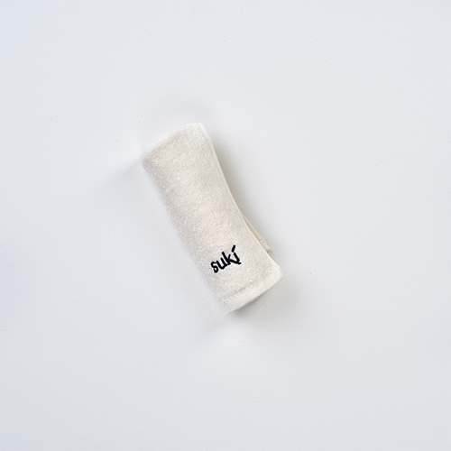 CareByMe Zero Waste Pure Care Products Reusable Facial Washcloth 100% GOTS Organic Cotton Danish Design